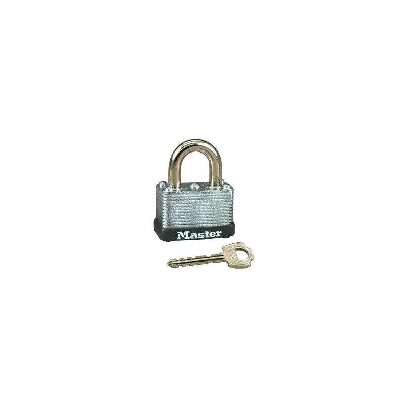 MasterLock #22 1-1/2" Wide Laminated Steel Warded Padlock (22D)