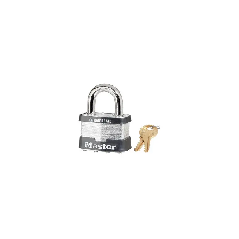 MasterLock Model #5D 2" Wide Laminated Steel Pin Tumbler Padlock (5D)