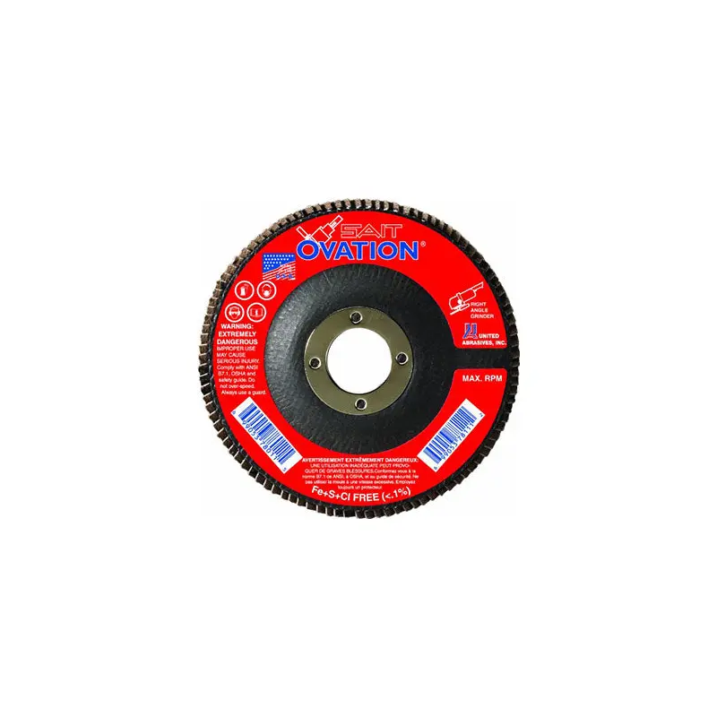 SAIT Ovation 4 1/2" Flap Disc 80 Grit (78009)