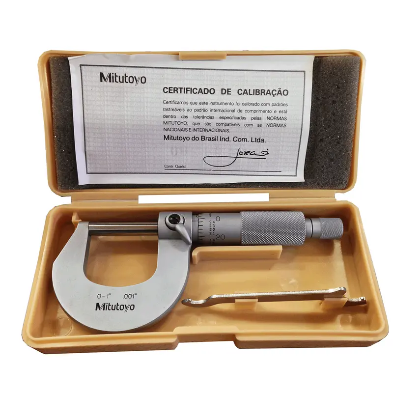 0-1" Mitutoyo Outside Micrometer (.001" Graduations ) (202-101E)