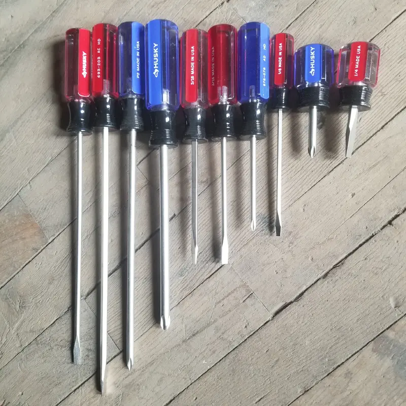 10 Piece Husky USA Screwdriver Set (HUSKY-10PC)