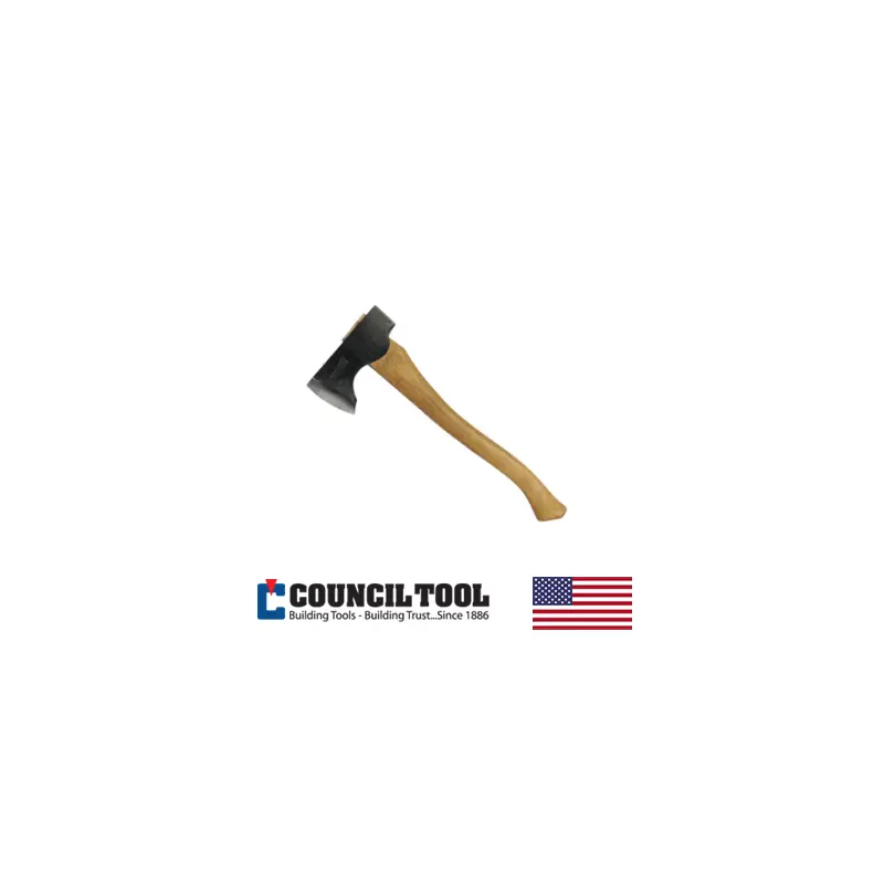 Council Tool 19" WoodCraft Pack Axe w/ Sheath (WC20PA19C)