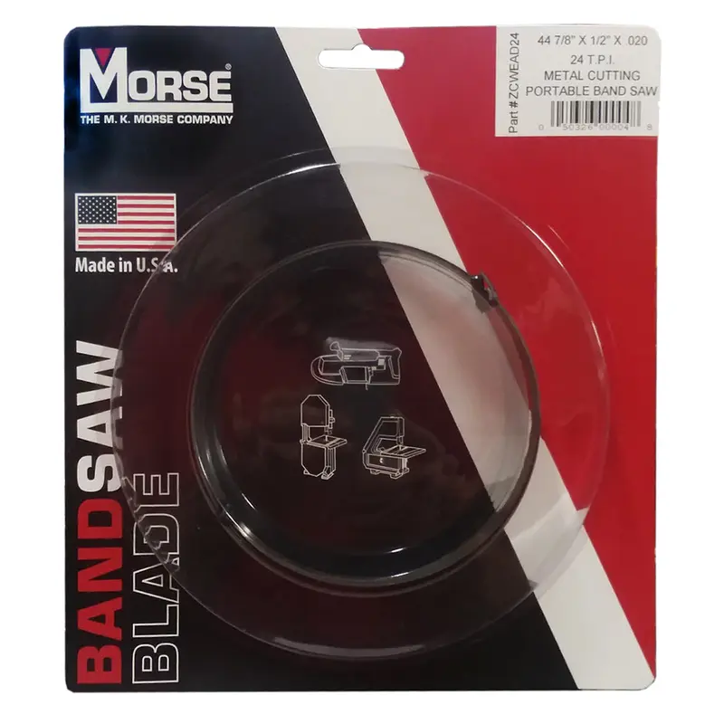 44 7/8" x 1/2" x .020 M.K. Morse Portaband Blade 18 TPI (ZCWEAD18)