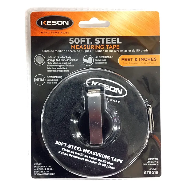 50 Ft Keson Steel Measuring Tape ST5018 (ST5018)