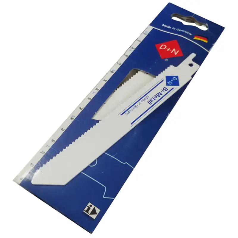 6" 14 TPI Bi-Metal German Made D+N Reciprocating Saw Blade .035" (5 pack) (111019)