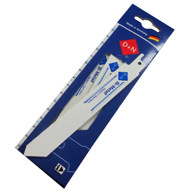6" 24 TPI Bi-Metal German Made D+N Reciprocating Saw Blade .035" (5 pack) (111021)