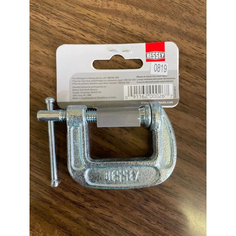 Bessey 1" Drop Forged C Clamp (CM10)