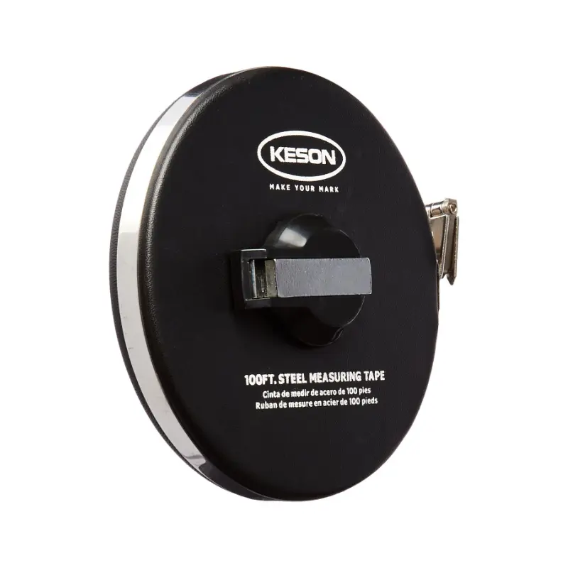 Keson 100' Closed Case Steel Blade Tape ST10018 (ST10018)