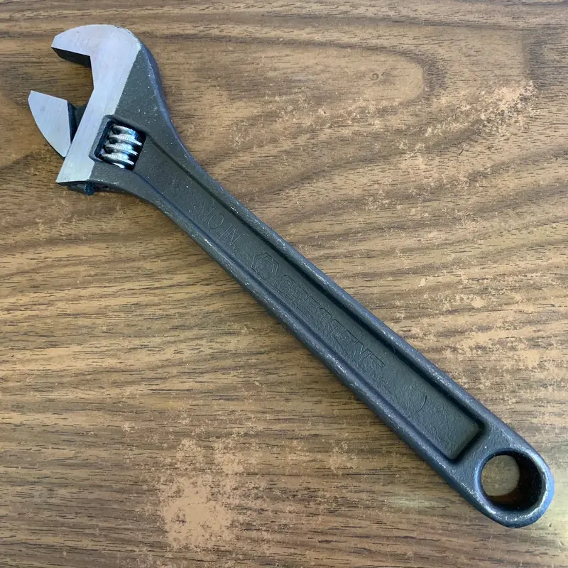 10" Black Oxide Crescent USA Adjustable Wrench (AT110)