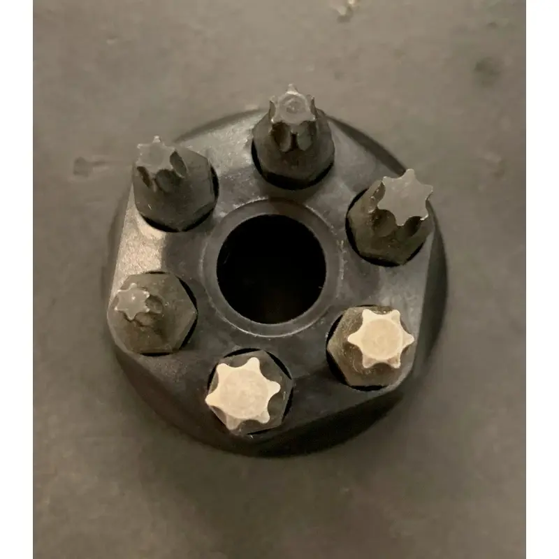 6 Piece Torx Bit Set w/ Screwdriver Holder (T10 T15 T20 T25 T27 T30) (TORX-6PC)