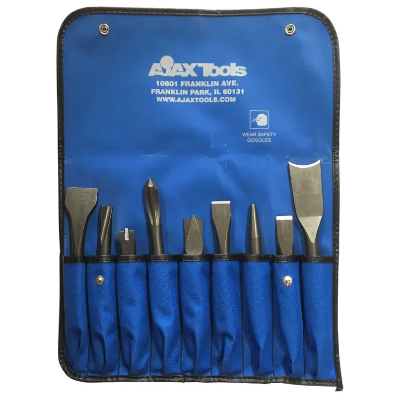 Ajax 9 pc Master Pneumatic Bit Set A9029 (A9029)
