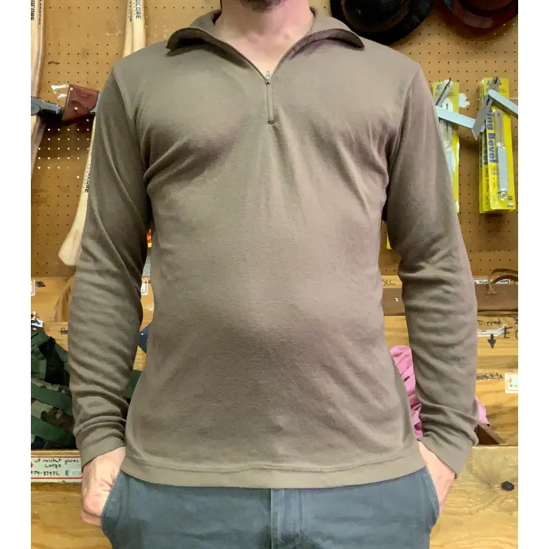 Lightweight Thermal Moisture-Wicking Long-Sleeve US Military Coyote Brown Shirt (Small) (LWCWUS-S)
