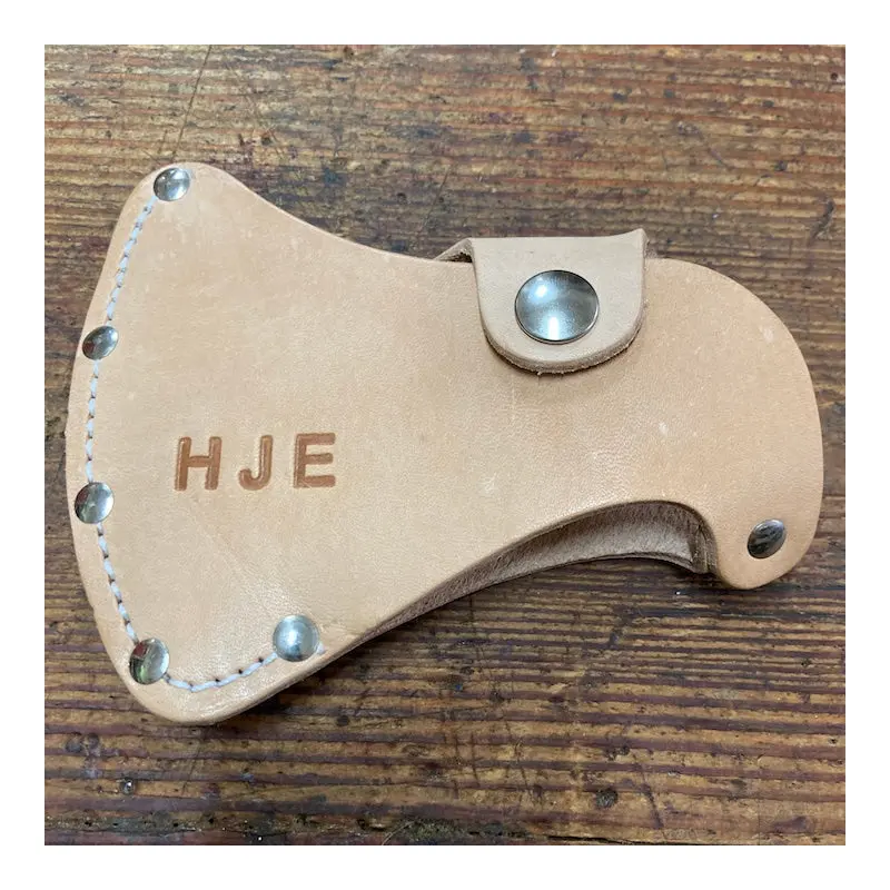 No.1 US Made Top Grain Leather Axe Sheath (Fits Estwing Sportsman's Axe E24A) (NO.1)