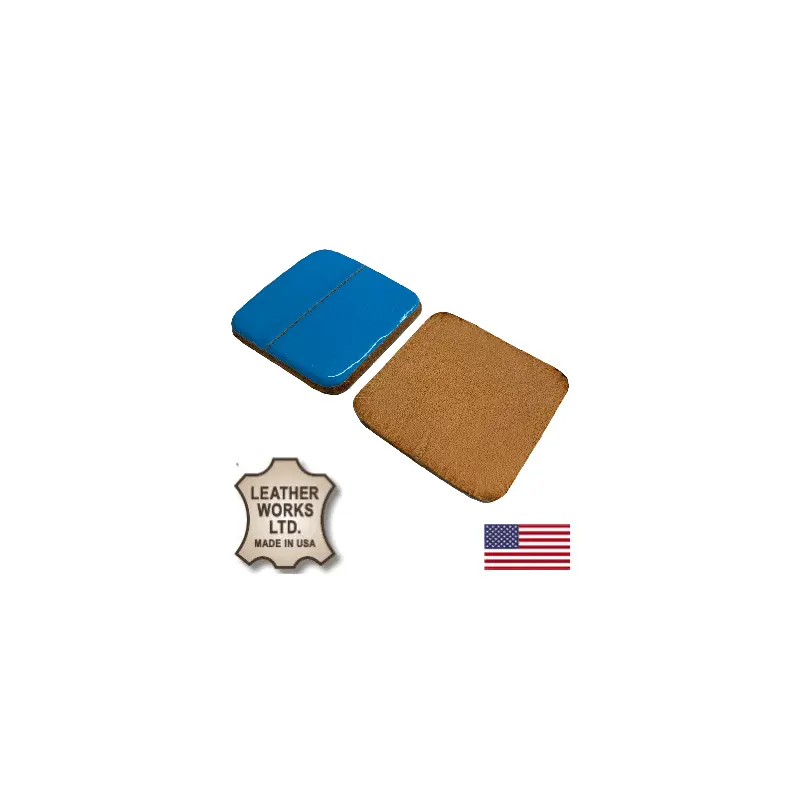 Pair of non-Marring Leather Pads for Aluminum Dubuque Bar Clamps (PADS)