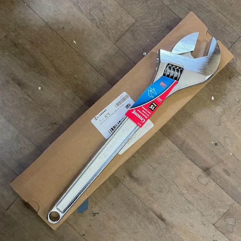 15" Crescent Chrome Adjustable Wrench (AC115)