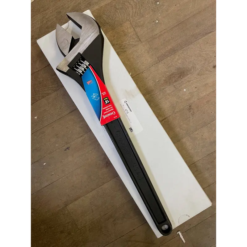 18" Crescent Black Oxide Adjustable Wrench (AT118)