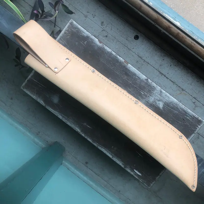 18" Leather Machete Sheath (M18)