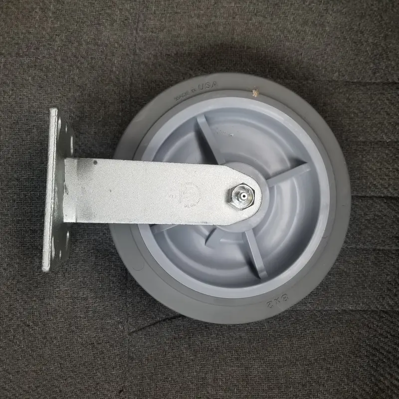 8" x 2" Non Marking Rigid Caster (MC82R-TPR9)