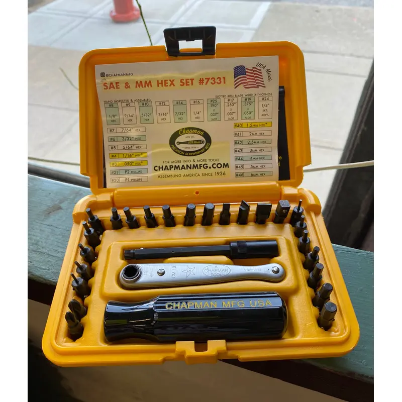 Chapman 27 Piece Screwdriver Set - No. 7331