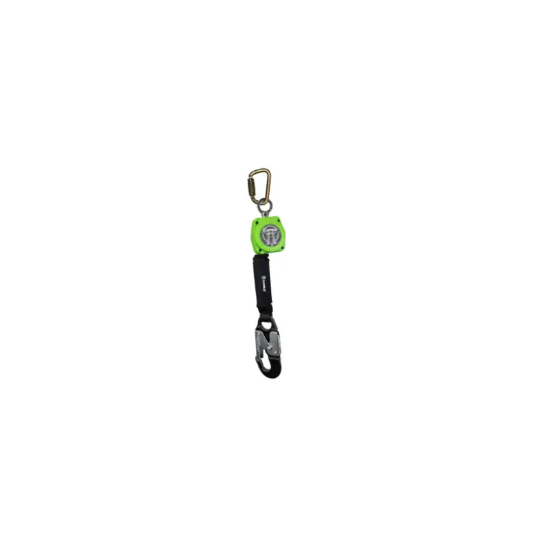 Safewaze 6' Single-Web Retractable w/ Aluminum Snap Hook & Steel Carabiner (019-5045)