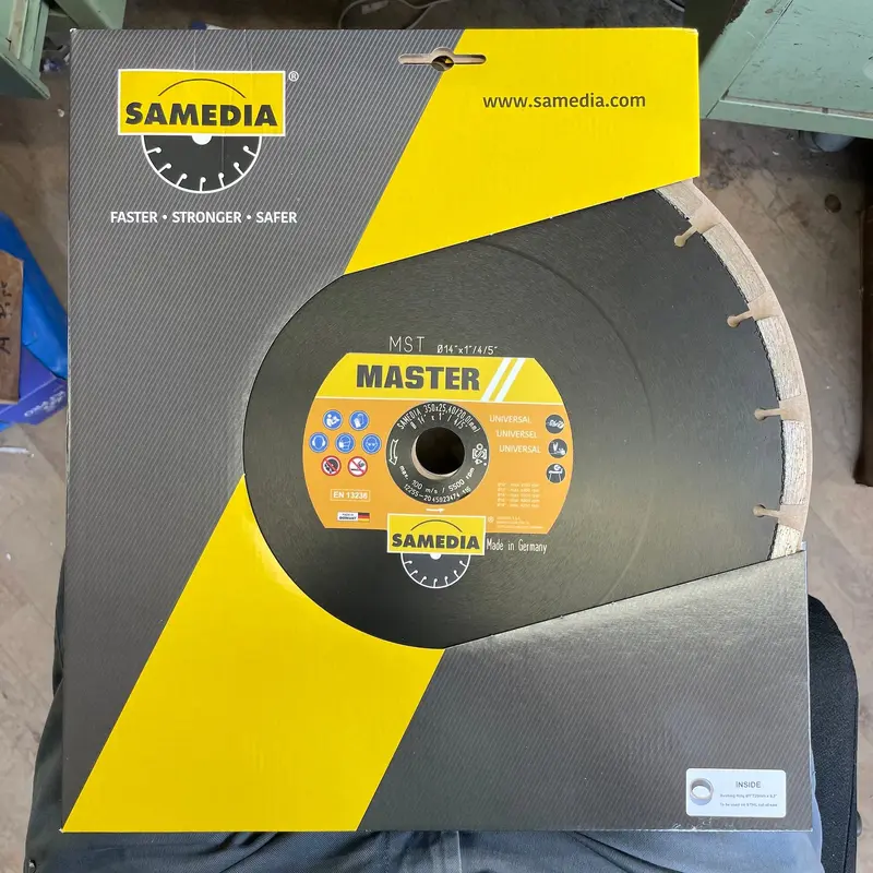 Samedia Master Diamond Blade 14 x .118" x 1" (510372)