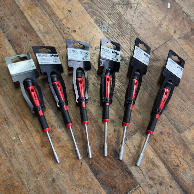 6 Piece Felo Precision Metric Nutdriver Set (50721)