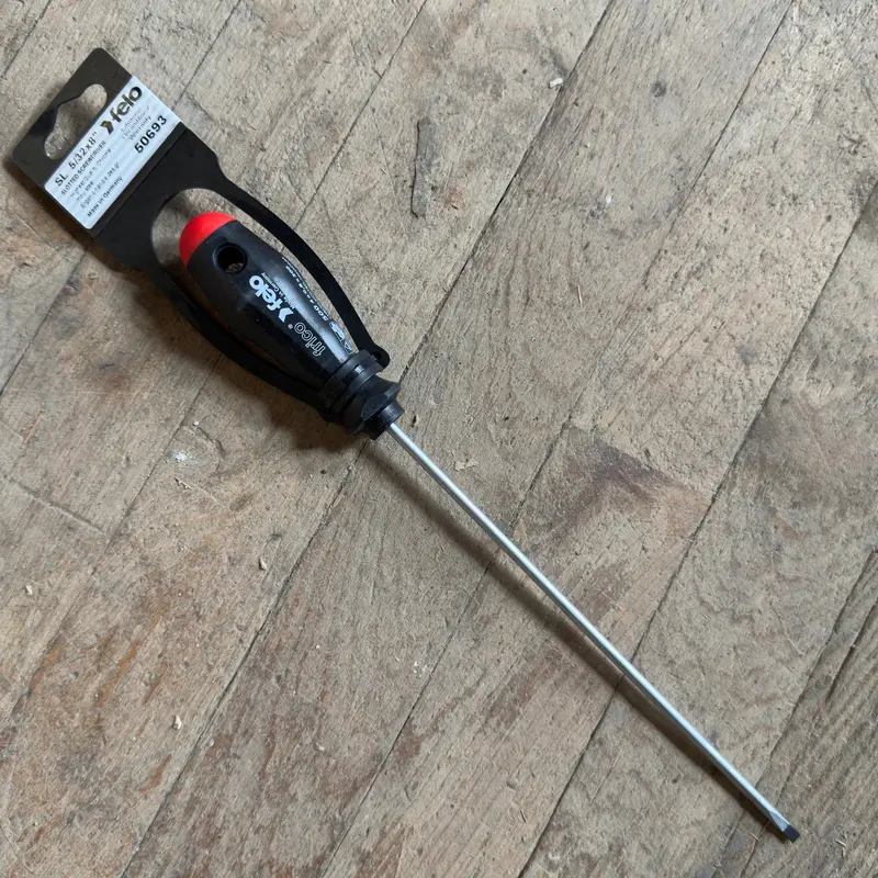 Felo 5/32" x 8" Slotted Screwdriver (F50693)