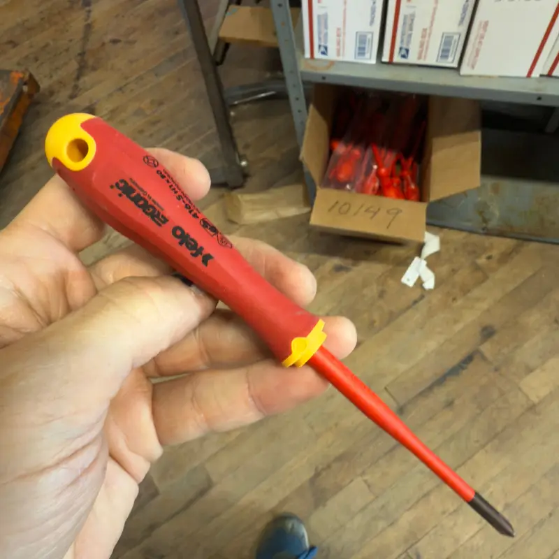 Felo E-slim Insulated H-1 +/- Ergonic VDE Screwdriver (62655)