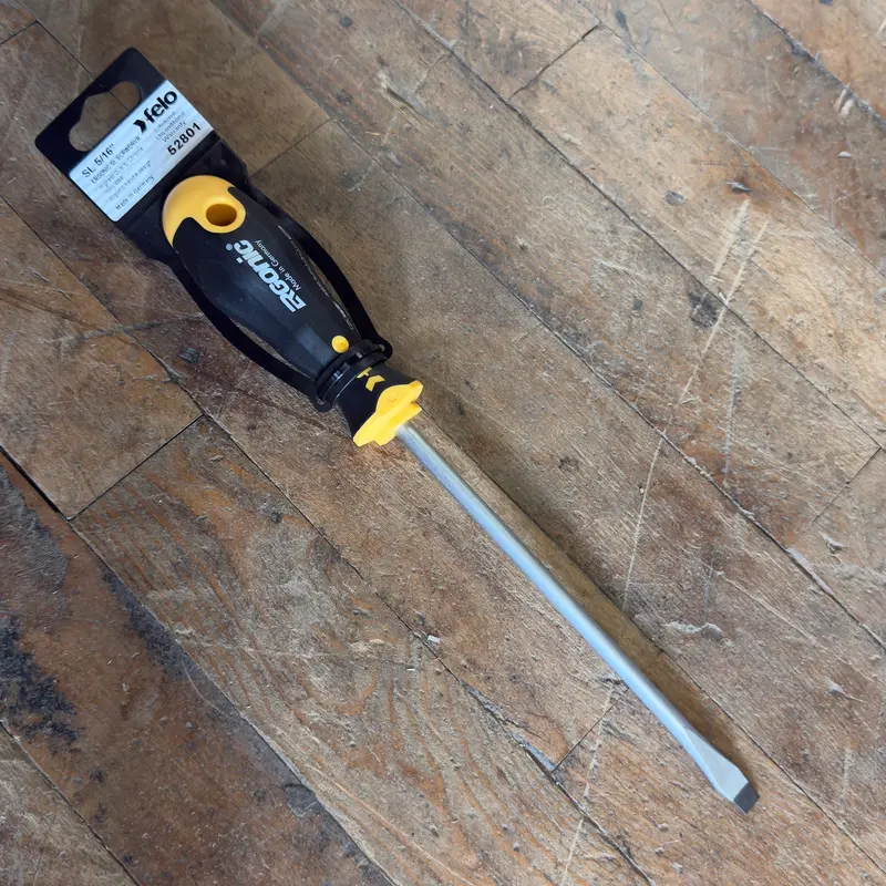 Felo Ergonic 5/16" x 7" Slotted Screwdriver (52801)