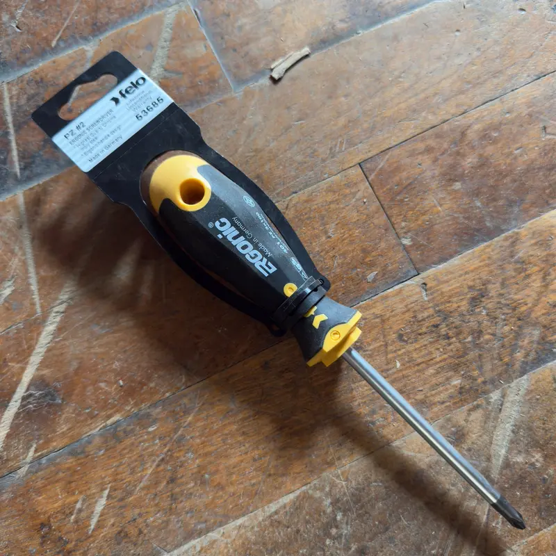 Felo Ergonic Pozidriv #2 x 4" Screwdriver (53685)