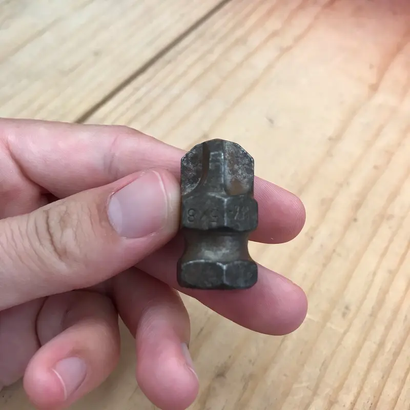 NOS Apex 5/8'' Torq-Set Hex Power Drive Security Bit With ACR (170-5/8)