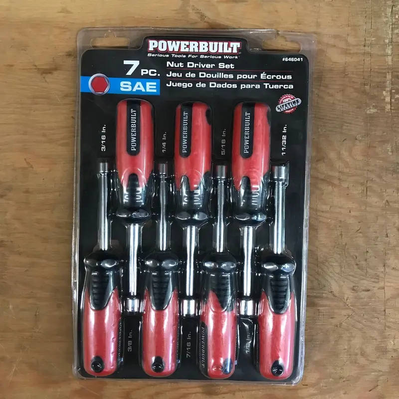 Powerbuilt 7pc Nut Driver Set (646041)
