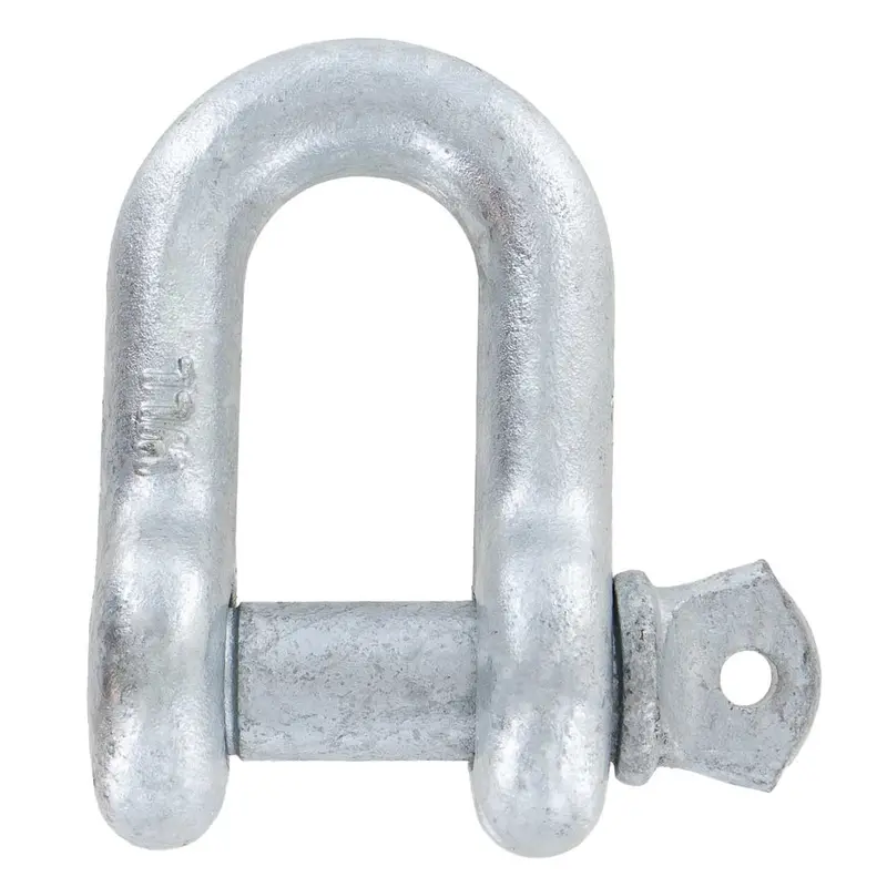 1" Galvanized Screw Pin Chain Shackle - 8.5 Ton
