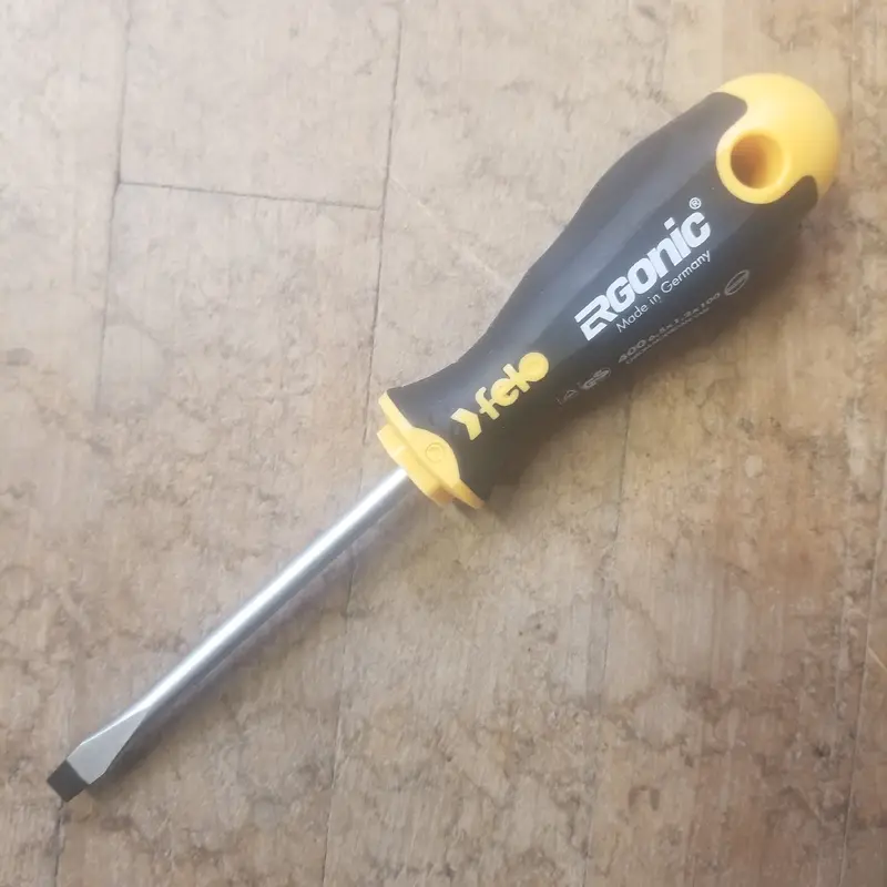 Felo Ergonic 1/4" x 3 7/8" Slotted Screwdriver (53627)