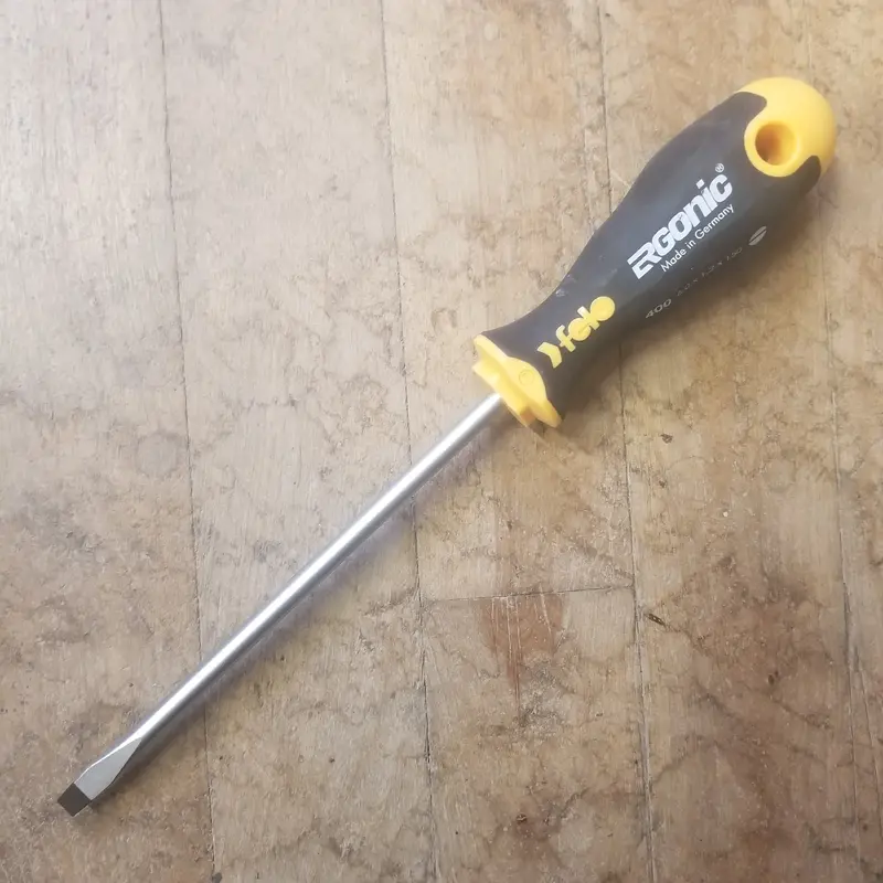 Felo Ergonic 1/4" x 5 7/8" Slotted Screwdriver (57591)