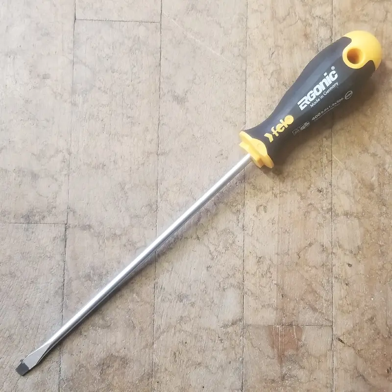 Felo Ergonic 1/4" x 7 3/4" Slotted Screwdriver (57593)