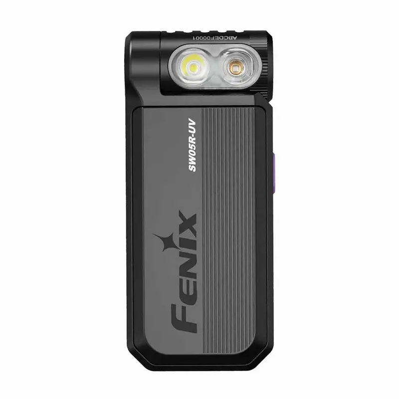 Fenix Clip On Flashlight w/ UV Light (SW05RUVBK)