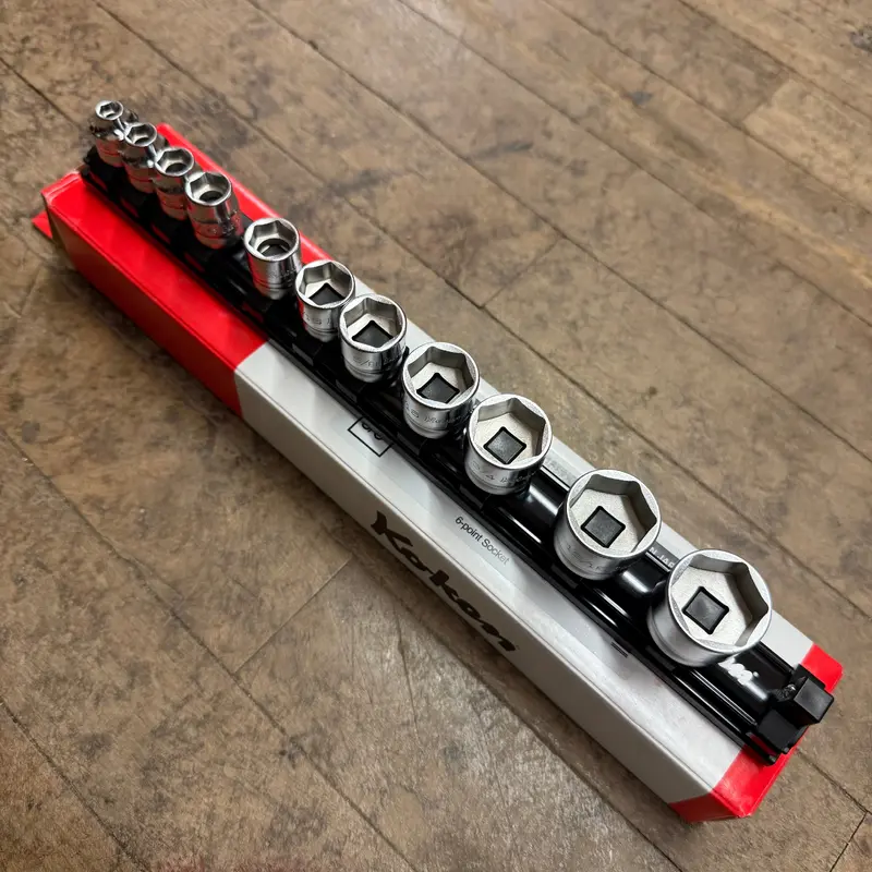 Koken 3/8" Dr. Z-Series (Super Shallow) 1/4" - 7/8" 6 point Socket Set (RS3400AZ/11)
