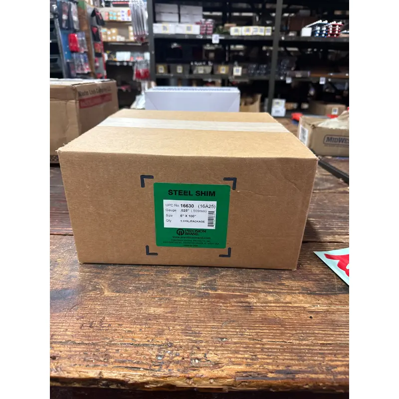 Precision Brand 0.025" Steel Shim Stock 6" x 100" Roll (16A25)