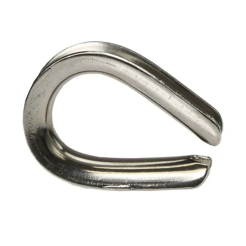1/2" Stainless Steel T304 Extra Heavy Wire Rope Thimble - Crosby  SS-414