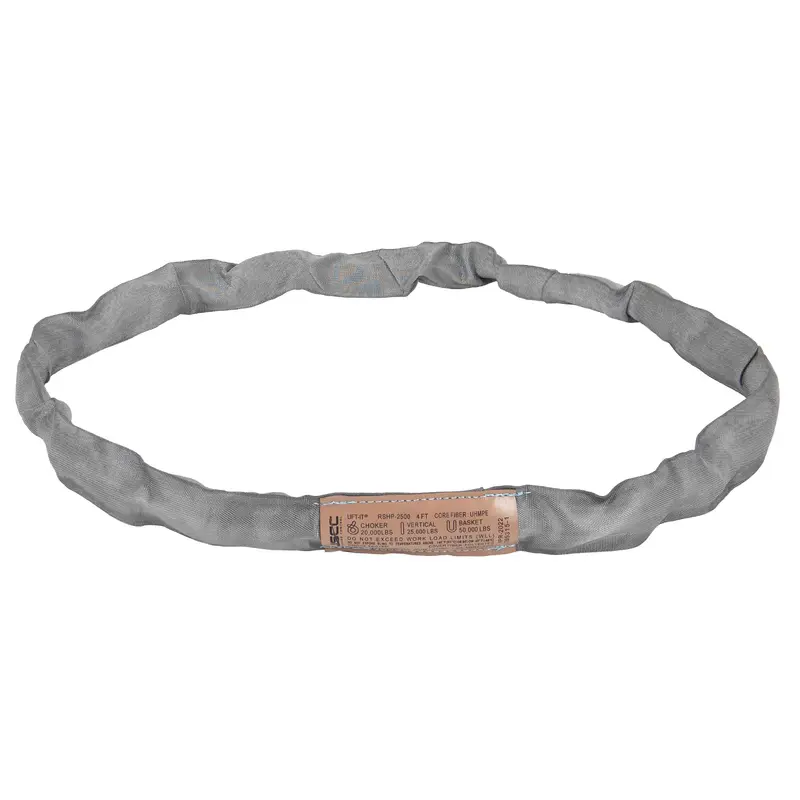 10' x 2" High Performance Roundsling | Vertical Cap: 15,000 lbs.