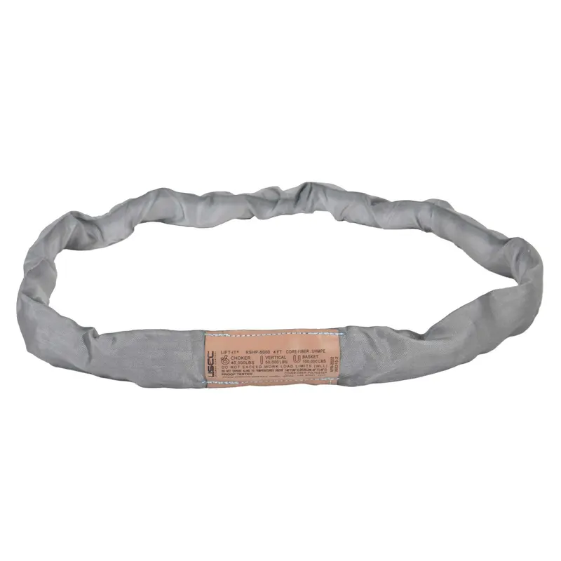 10' x 4" High Performance Roundsling | Vertical Cap: 50,000 lbs.