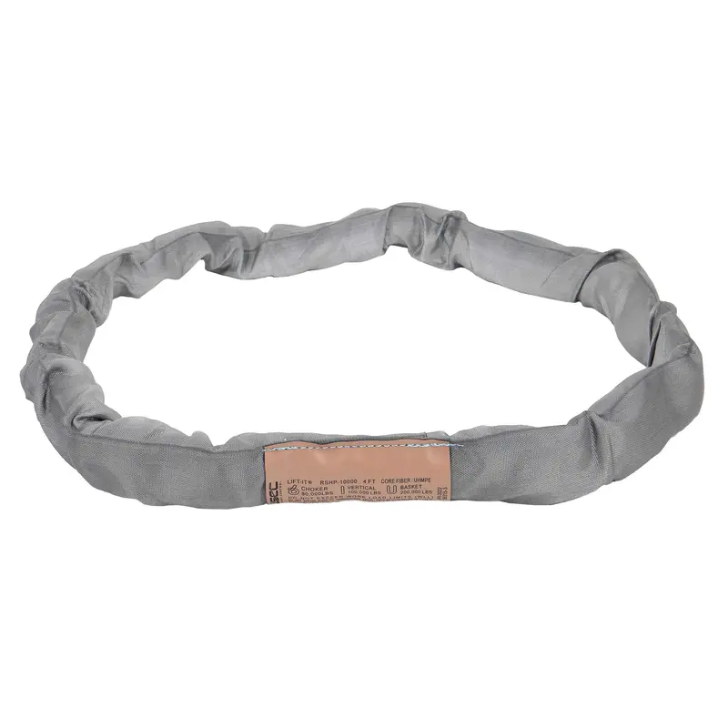 10' x 5" High Performance Roundsling | Vertical Cap: 100,000 lbs.