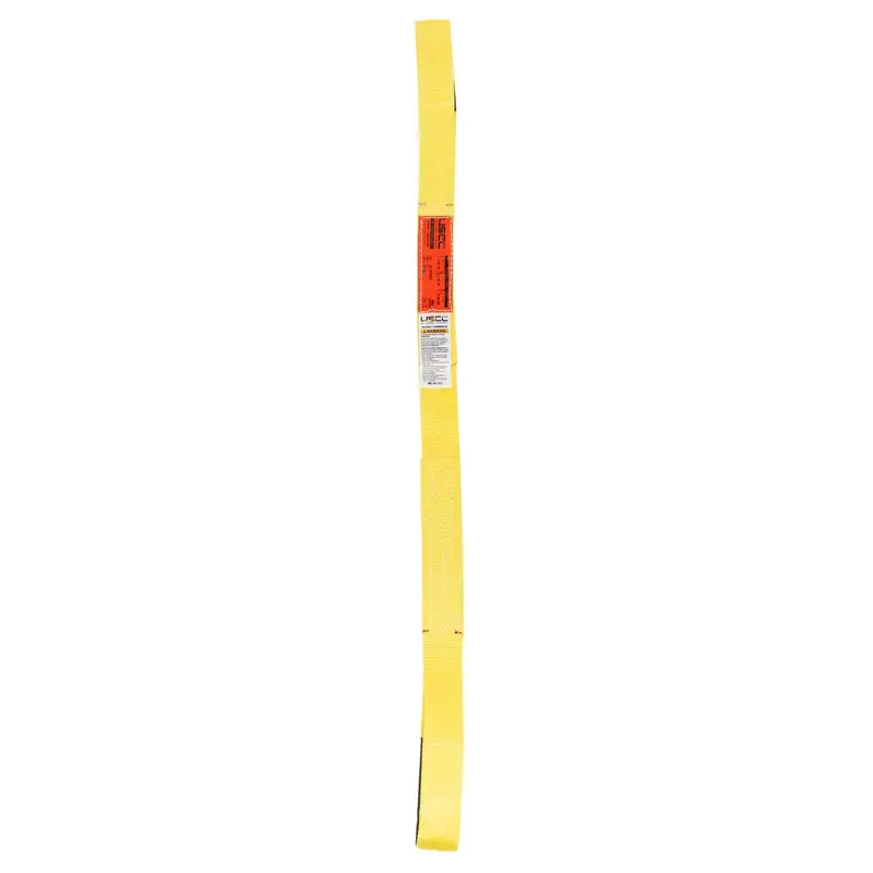 Nylon Lifting Sling - Straight Eye & Eye | Reinforced Eyes - 1" x  20' - 3-ply