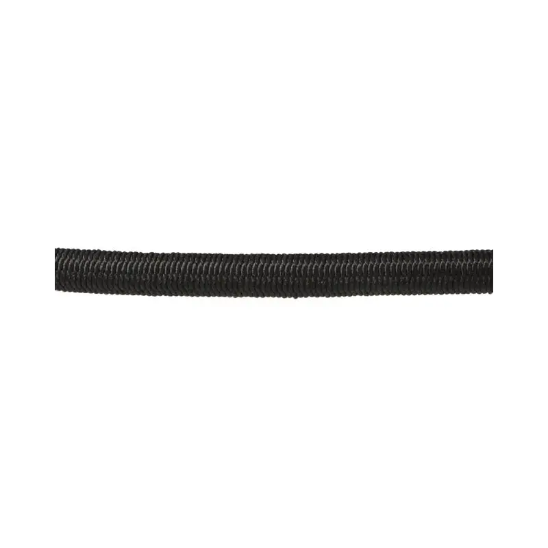 1/4''-6mm Black Polyester Shock Cord 100 ft