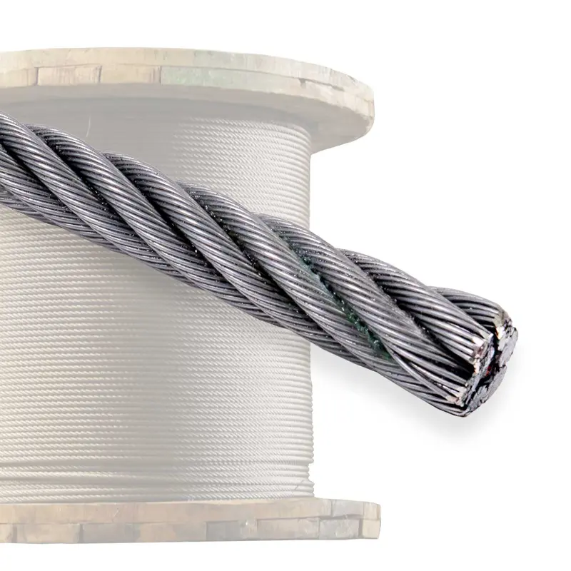 1-1/4" 6x37 Bright Wire Rope - EIPS FC | 1,000' Coil