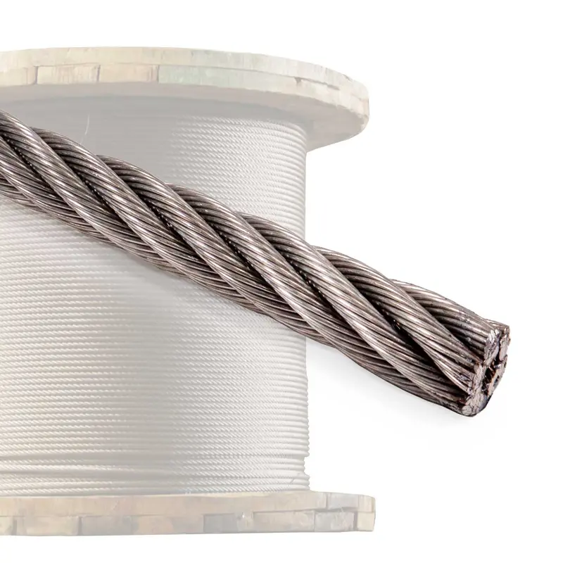 1/2" 6x19 Stainless Steel Wire Rope - Type 304 IWRC | 500' Coil