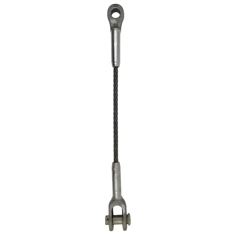 1/2" x 10' Open and Closed Swage Socket Wire Rope Sling