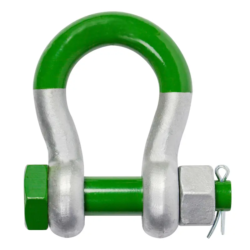 1-3/8" Van Beest Green Pin Bolt Type Anchor Super Shackle | G-5263 - 21 Ton