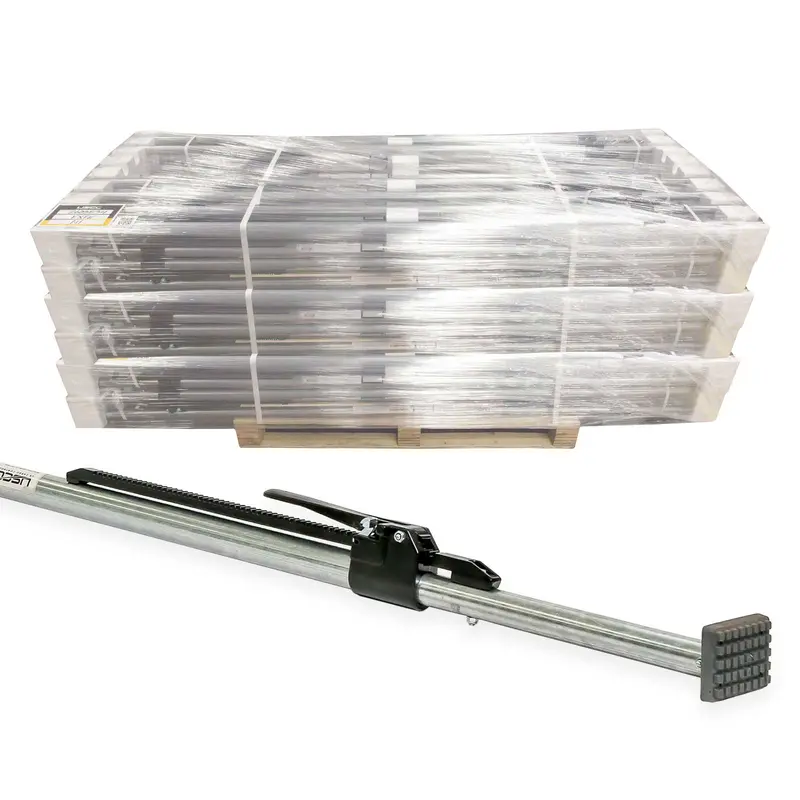 Steel Round Tube Load Bar w/ 2.5"X4" Pads | 120-Pack (Pallet)